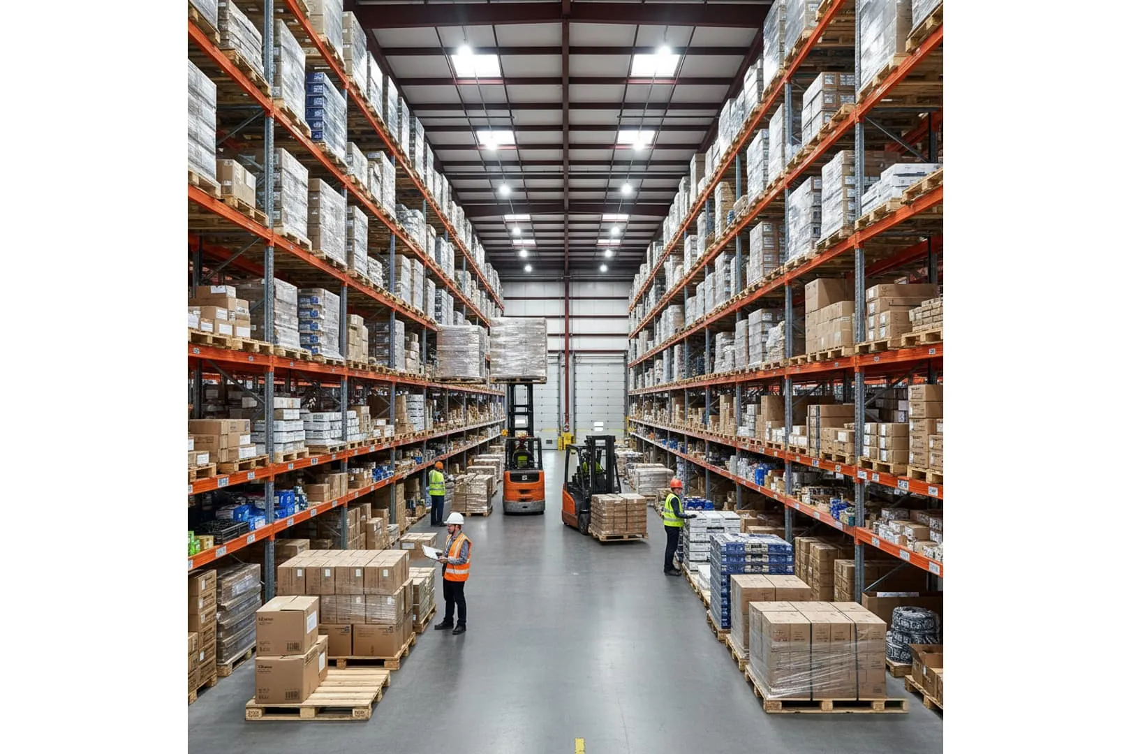 Ảnh: Hình ảnh tổng quan về hoạt động lưu kho hàng hóa.